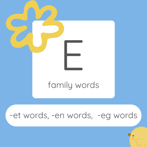 CVC writing worksheet AEIOU family words